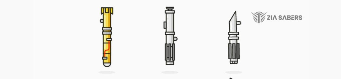 Legacy of Black Series Rey’s Skywalker Force FX Lightsabers