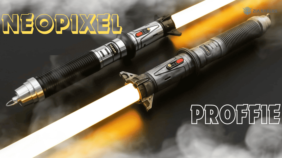 Difference of Proffie Vs Neopixel Lighsabers
