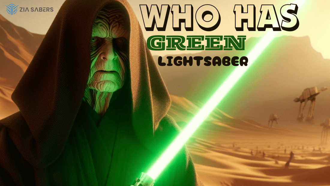 Who Has A Green Lightsaber In Star Wars?