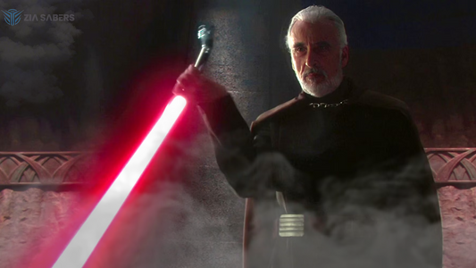 Count Dooku’s curved Lightsaber