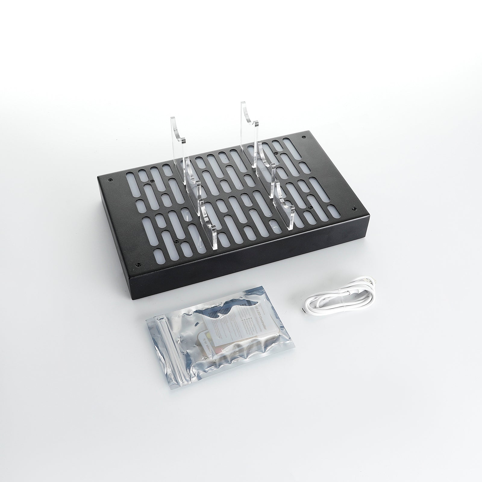 Tri-Saber Desktop Display Stand With RGB Light