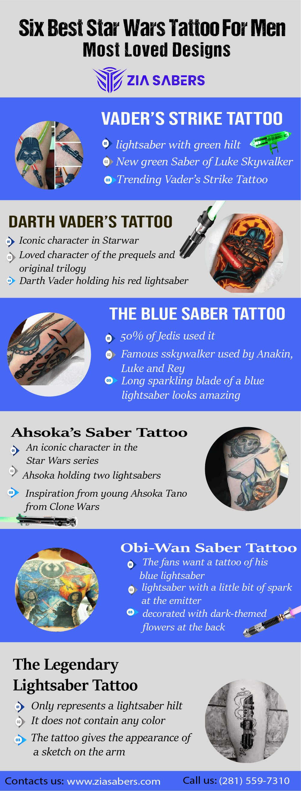 Six Best Star Wars Tattoo For Men - Most Loved Designs - ZIA Sabers™